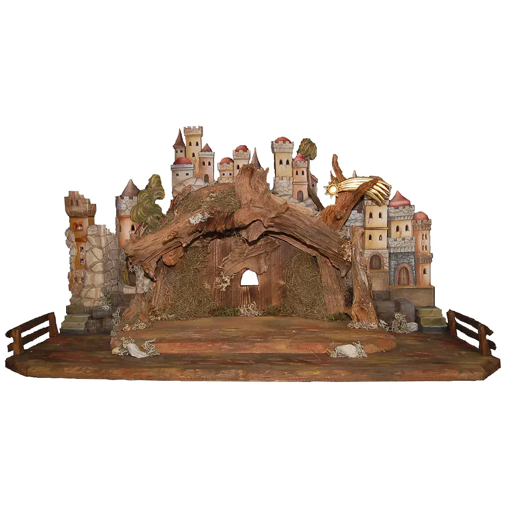 Shed with castles