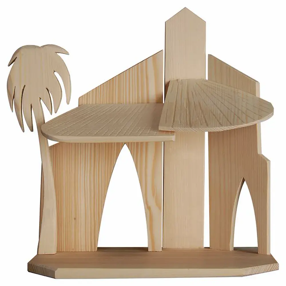 Shed with Palm