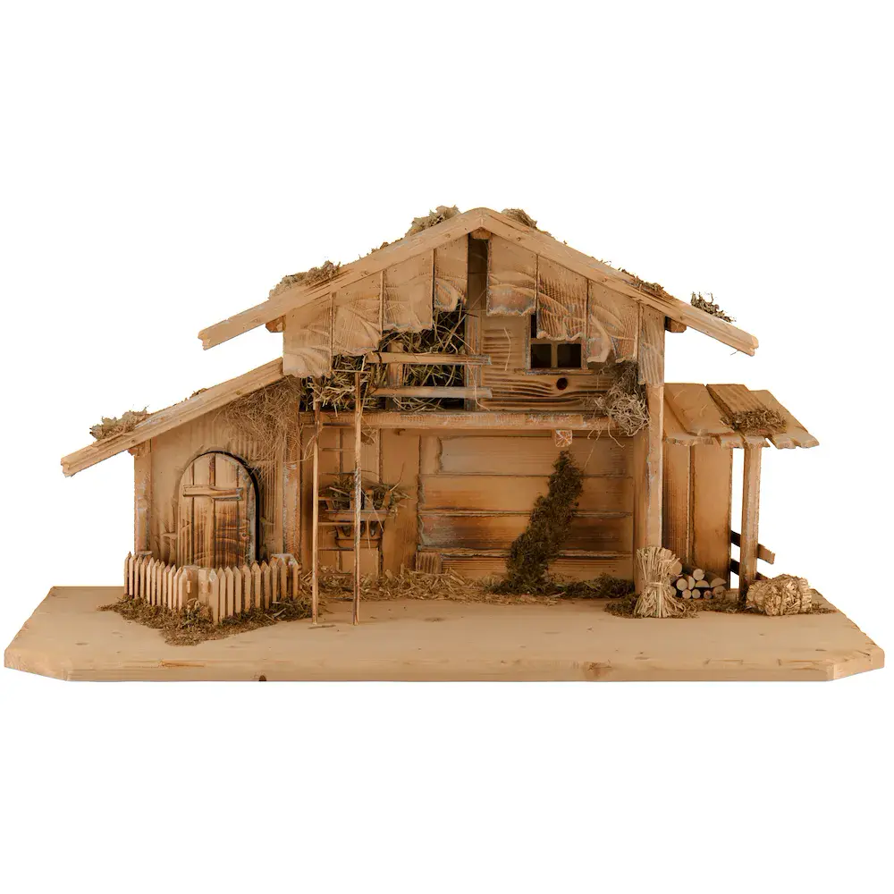 Stable for Nativity sets Toblach