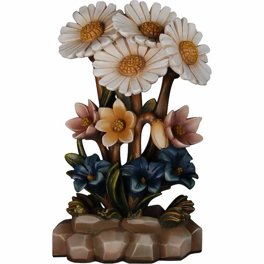 Ramo de flores con peana