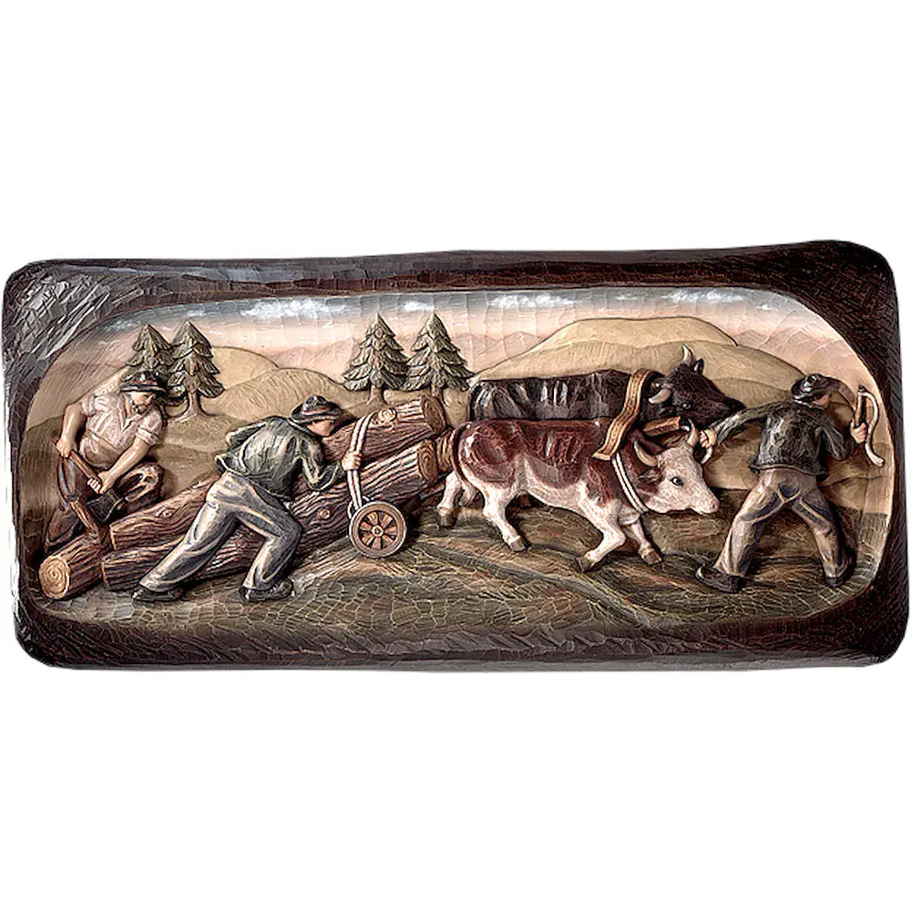 Relieve Transporte madera
