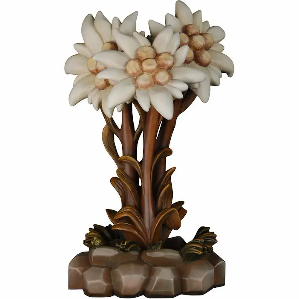 Bunch of Edelweiss with base