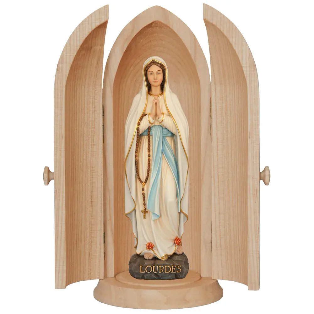 Nicchia con Madonna di Lourdes