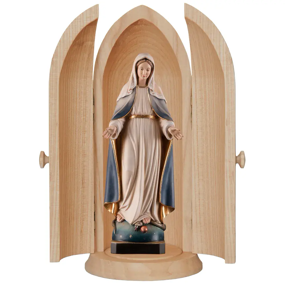 Nicchia con Madonna Immaculata Miracolosa