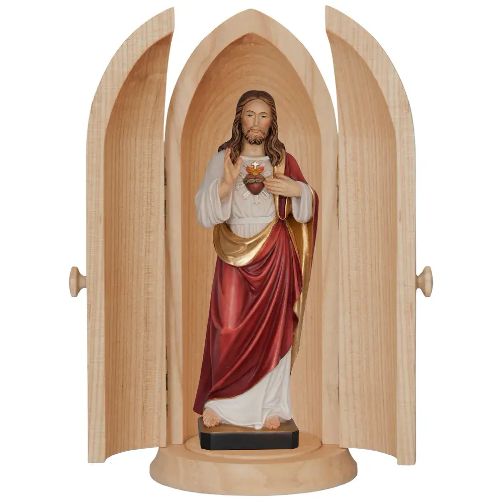 Nicchia con sacro cuore di Gesú