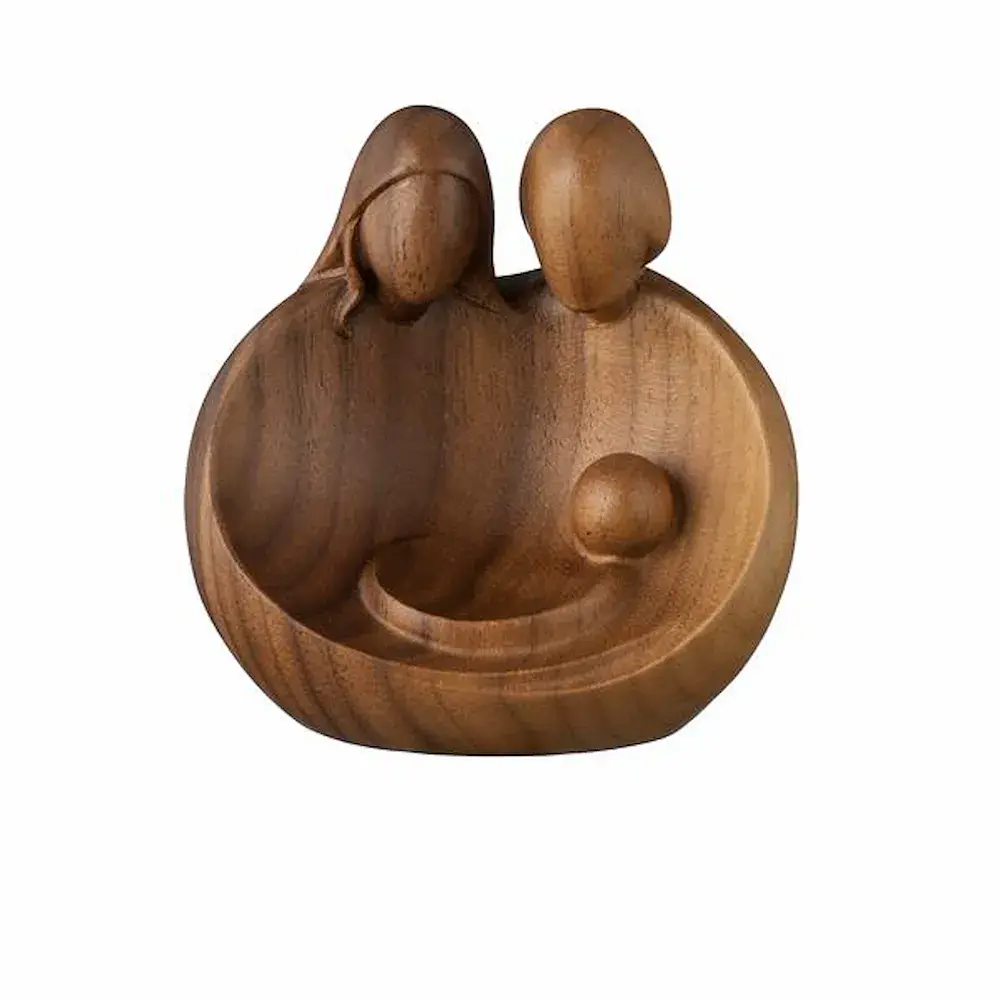 Nativity group modern art nut