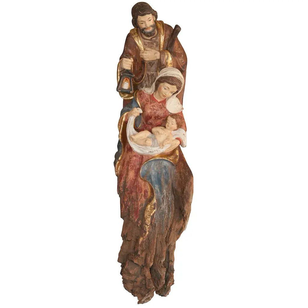 Family block root sculpture