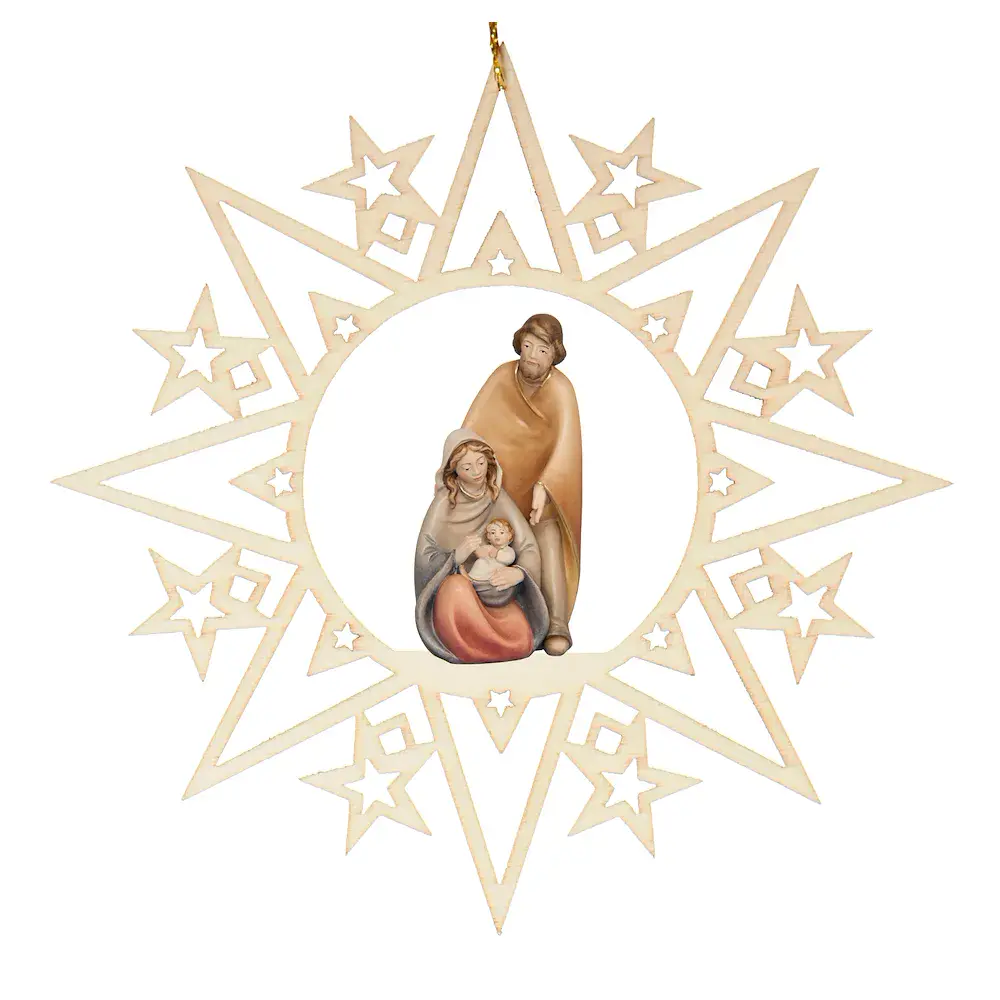 Sterne mit Blockkrippe