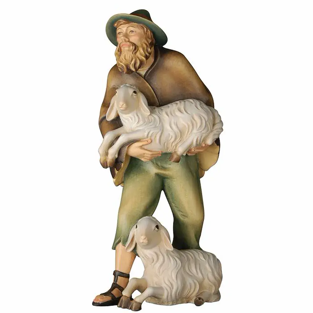 Herdsman with sheep