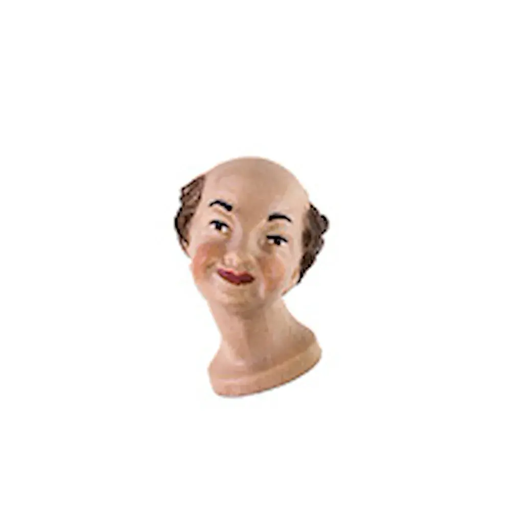 Cabeza con la calva