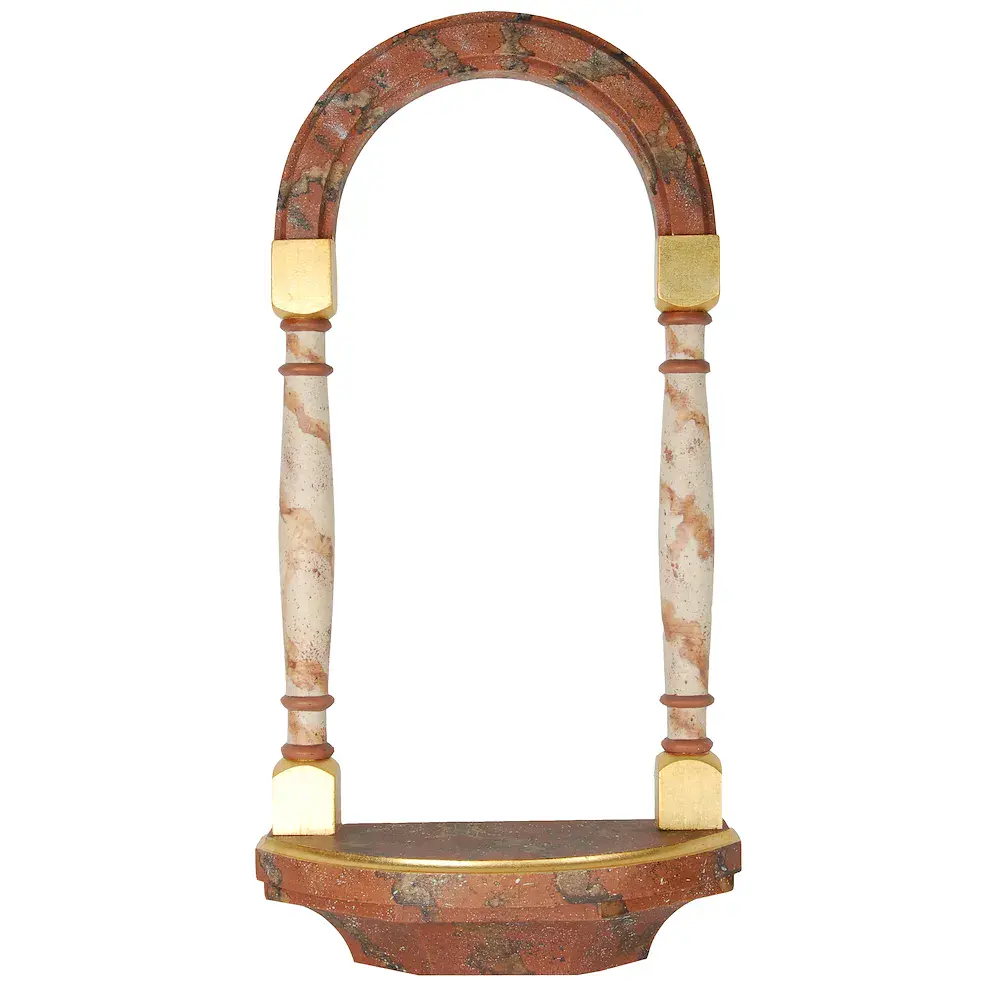 Mensola ad arco semplice a muro