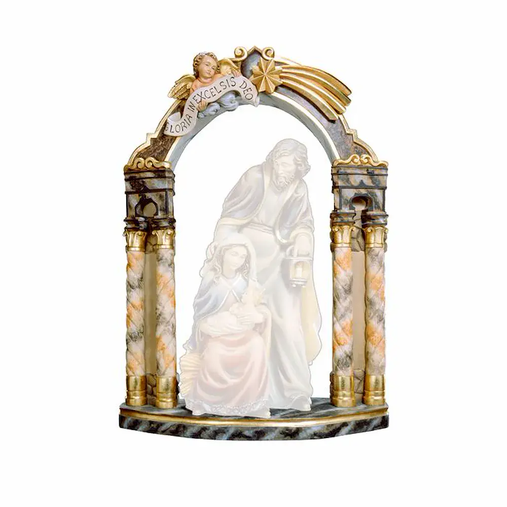 Arco con angelo e stella cometa