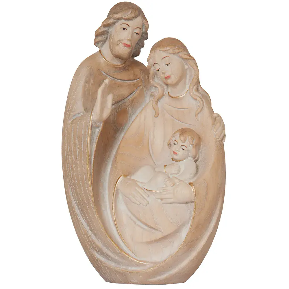 Benedizione per la famiglia in legno di frassino