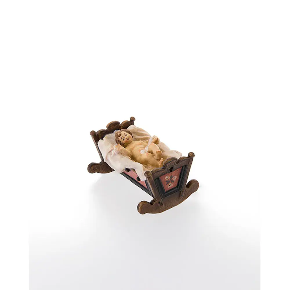 Gesu' Bambino con culla