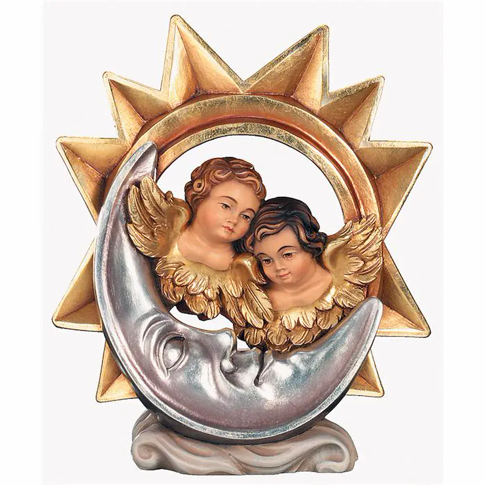 Star with heads of angel
