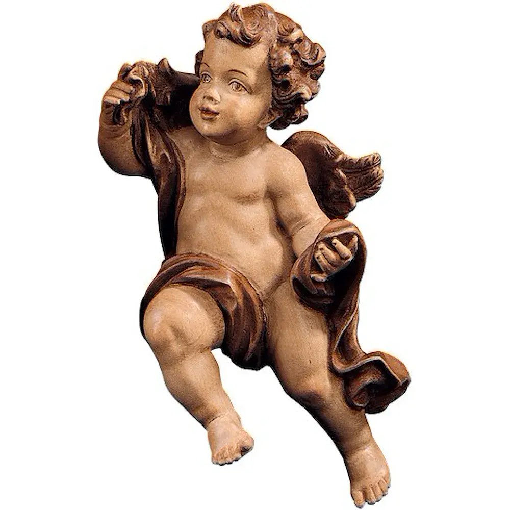 Angel with drapery (right)