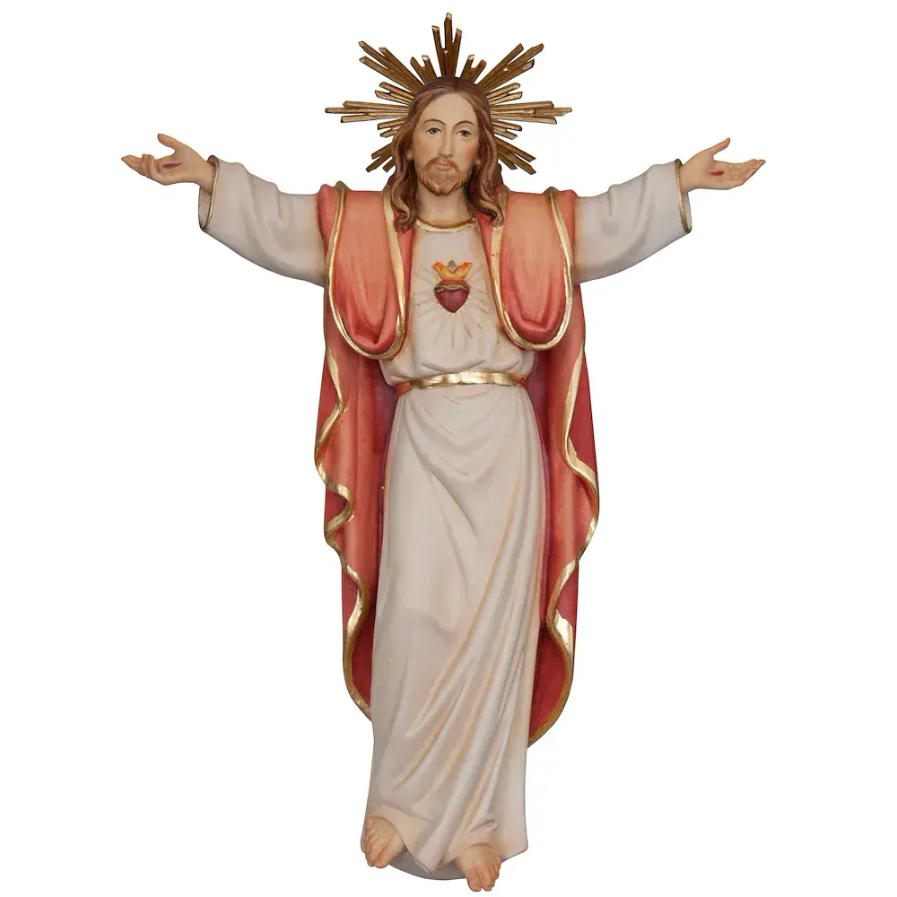 Herz Jesus hängend mit Gloriole