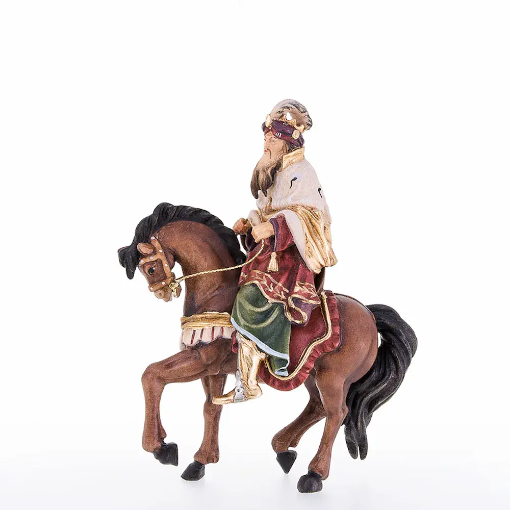 Koenig reitend mit Pferd Nr.24040