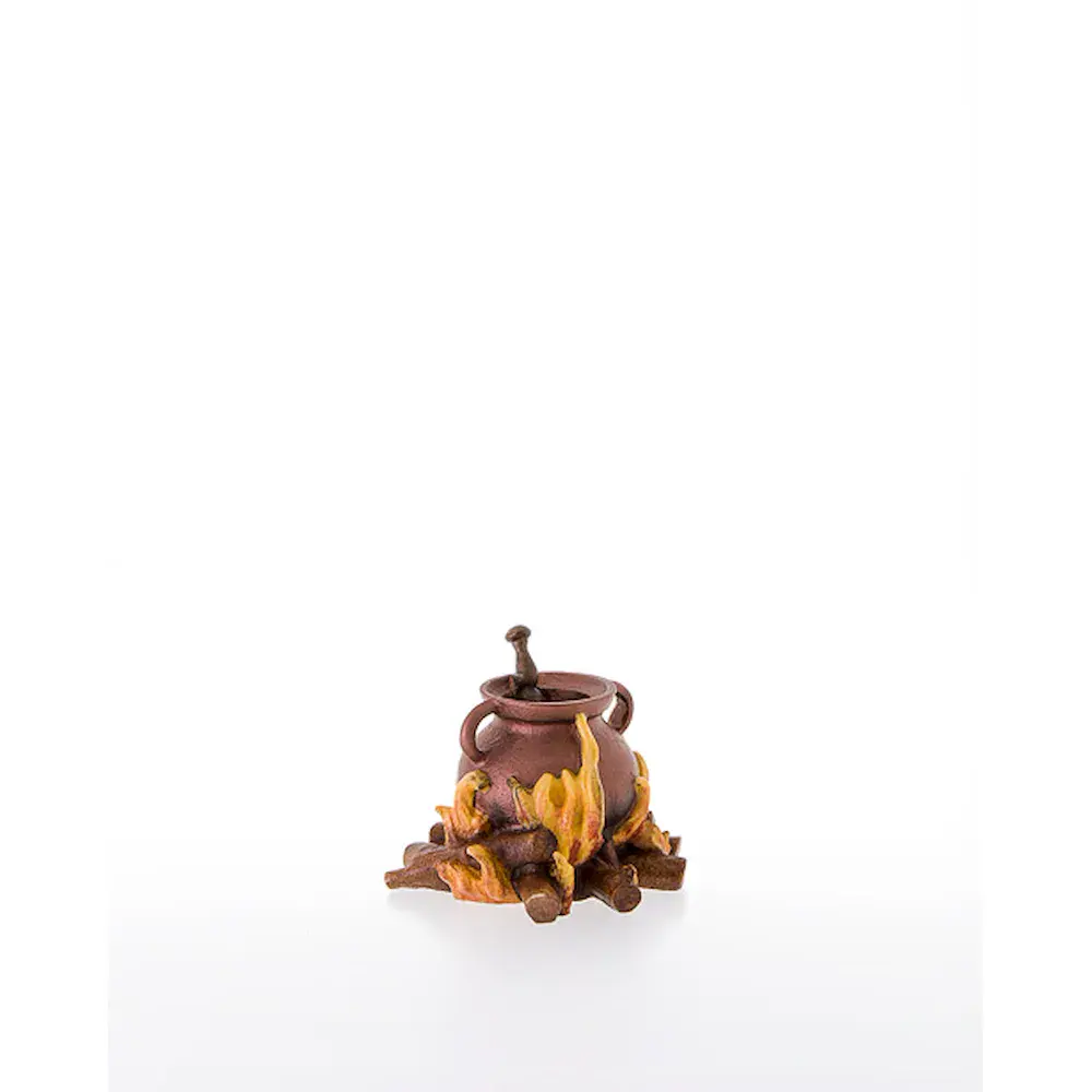 Kettle with fire