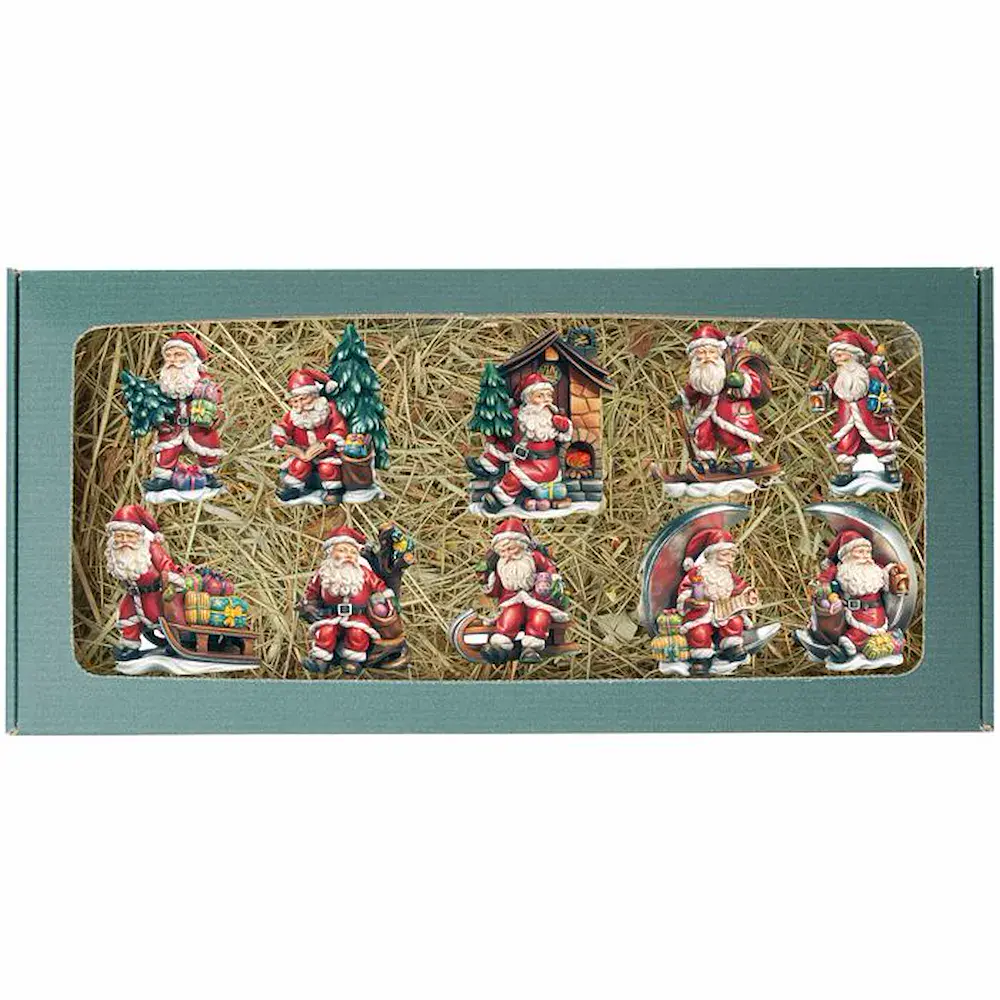 10 Santa Claus in packaged