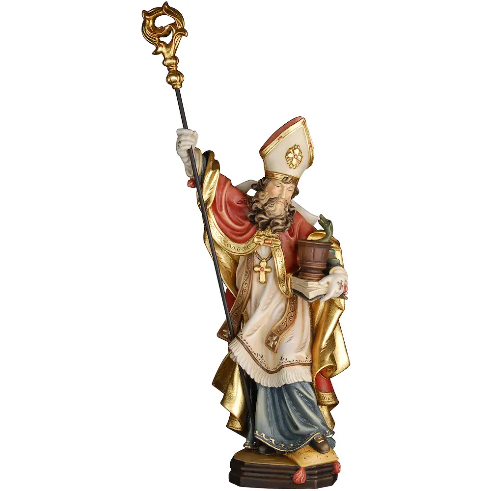 San Pirmino con serpenti