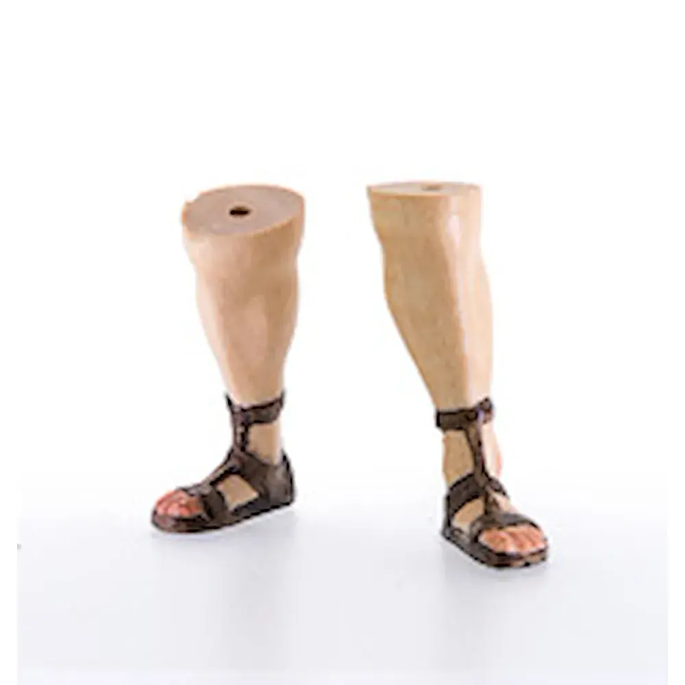 Fuesse mit roem. Sandalen