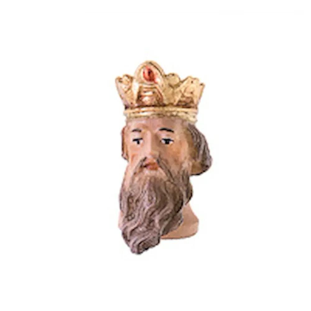 Wise Man - head with crown and beard