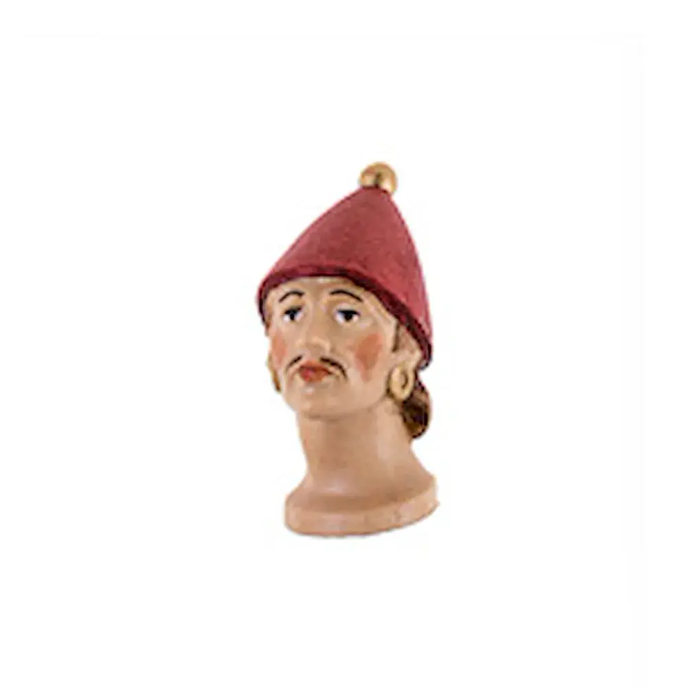 Head with cap
