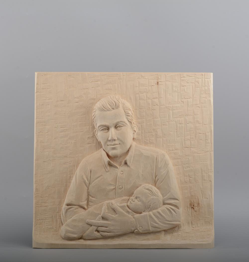 Escultura en relieve personalizada