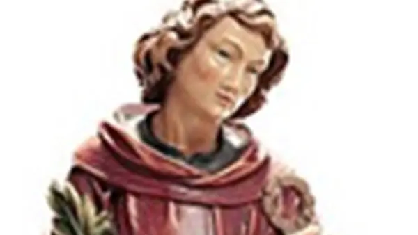 Estatua de madera de San Lorenzo