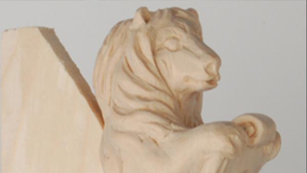 Galionsfigur für das Modell einer Galeone