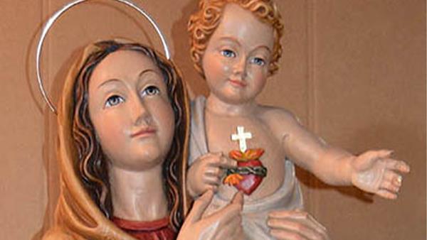 Madonna mit Kind 130cm