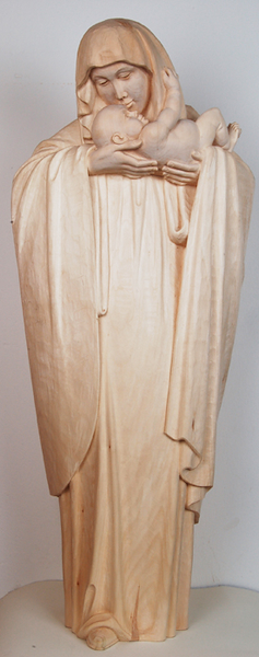 rough wood carving