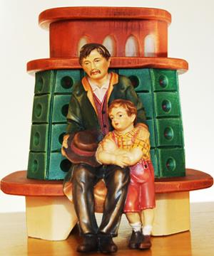 Majolica stove