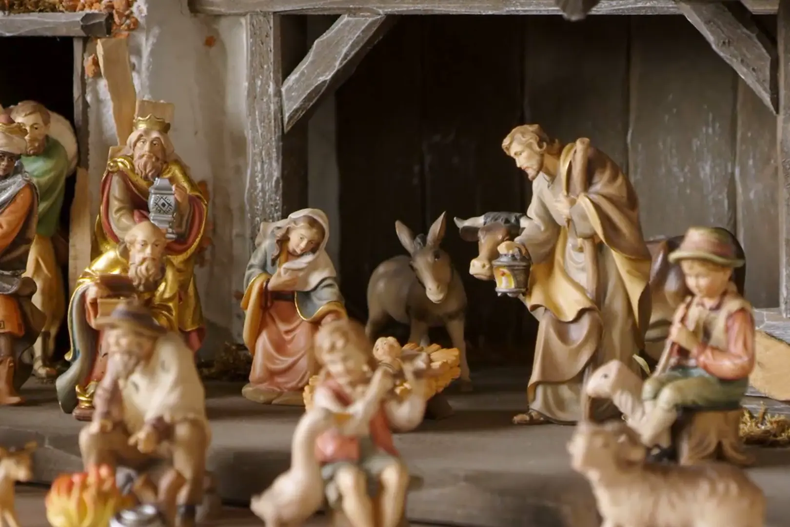 Peace nativity set