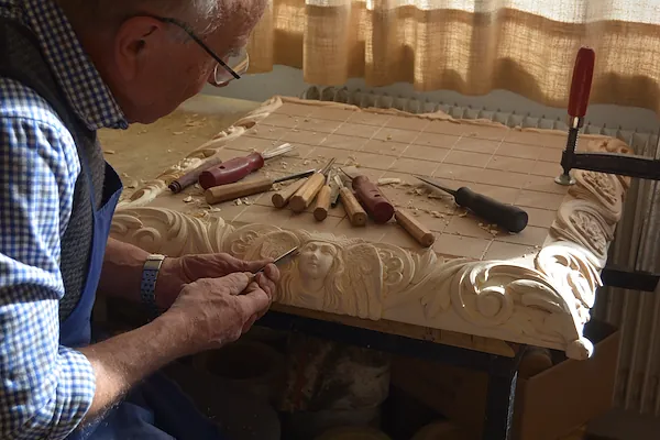 Schachbrett mit Figuren