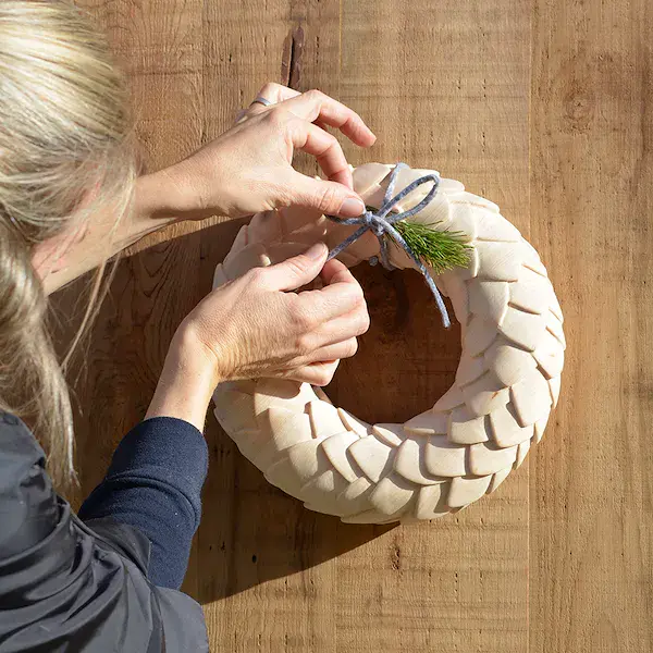 Swiss pine wreath