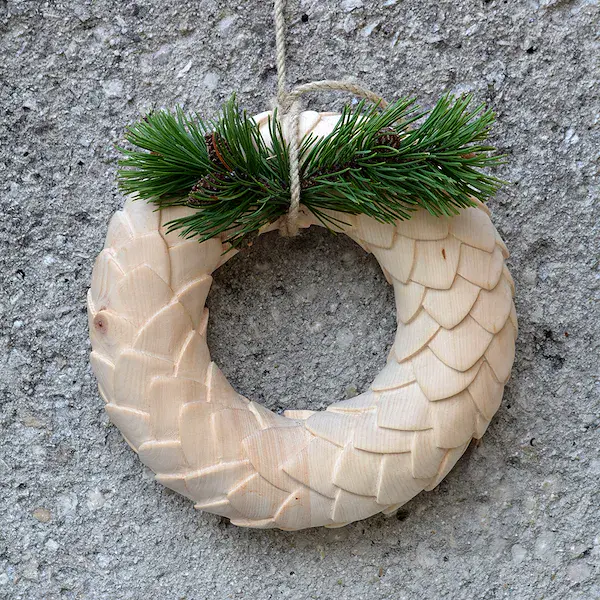 Swiss pine wreath